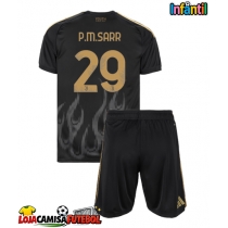 Camisa de Futebol Juventus Pape Matar Sarr #29 Equipamento Alternativo Infantil 2026-27 Manga Curta (+ Calças curtas)